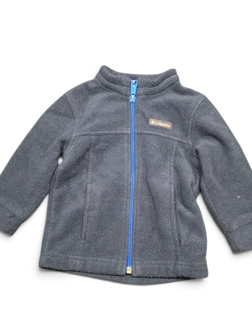 Columbia Kids' Navy Blue Fleece Jacket with Blue Zipper
